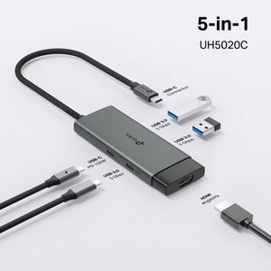 [贈品]UH5020C USB Type-C 5 in 1 集線器 / 轉接器 / 擴展器 