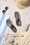 The Astra Sandals - Metallic Grey