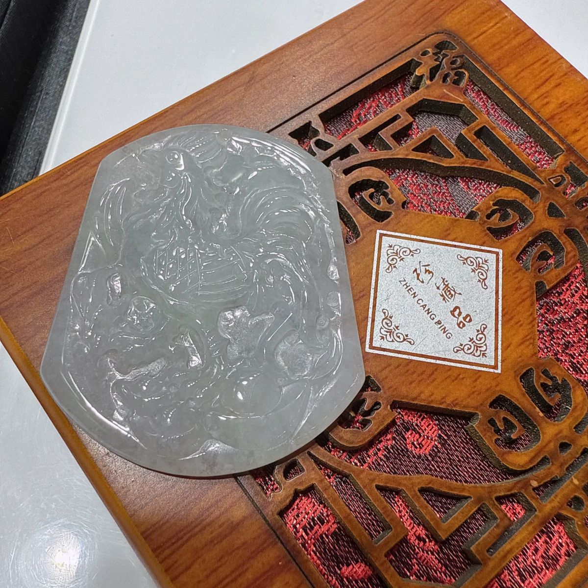 a56緬甸翡翠雞牌配繩隨機發貨