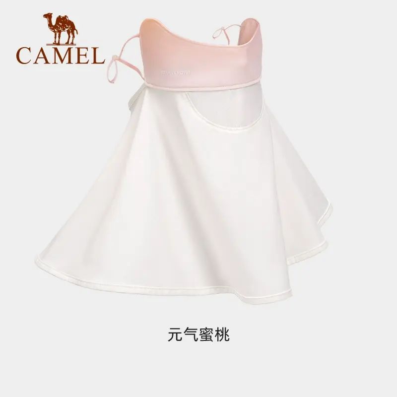 骆驼防紫外线冰丝防晒面纱女遮脸挂耳面罩遮全脸口罩遮阳夏季开车