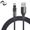 FXCM-WY0G 蜿蜒系列 2.4A USB轉Micro USB 180度旋轉數據線，線長:1.2米（灰色）