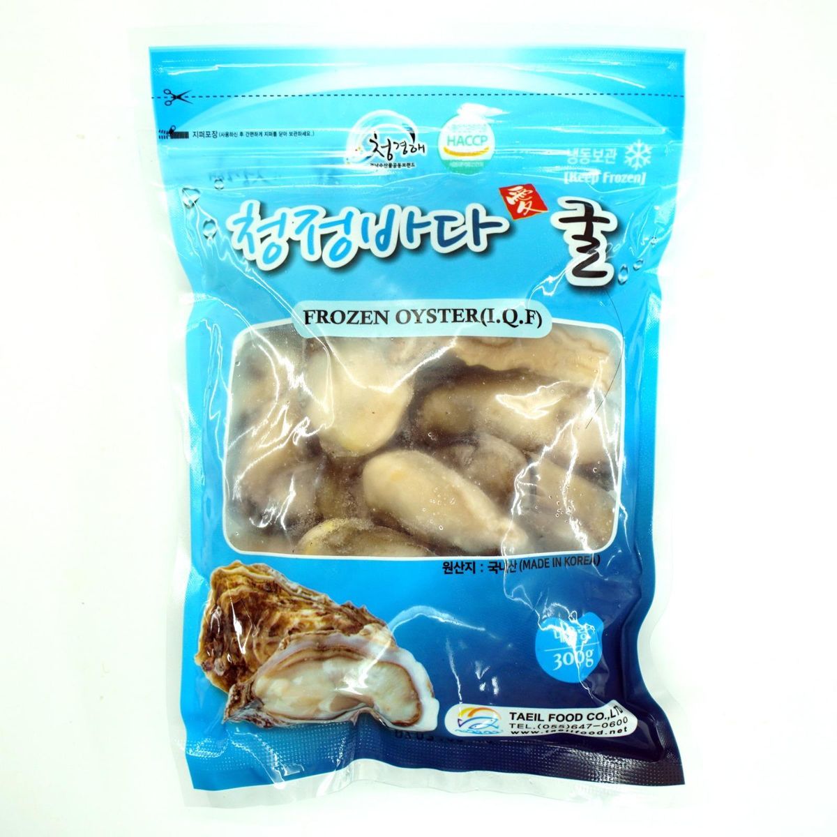 Korean Oyster Meat (Frozen-18°C) (New/old packing randomly dispatch)