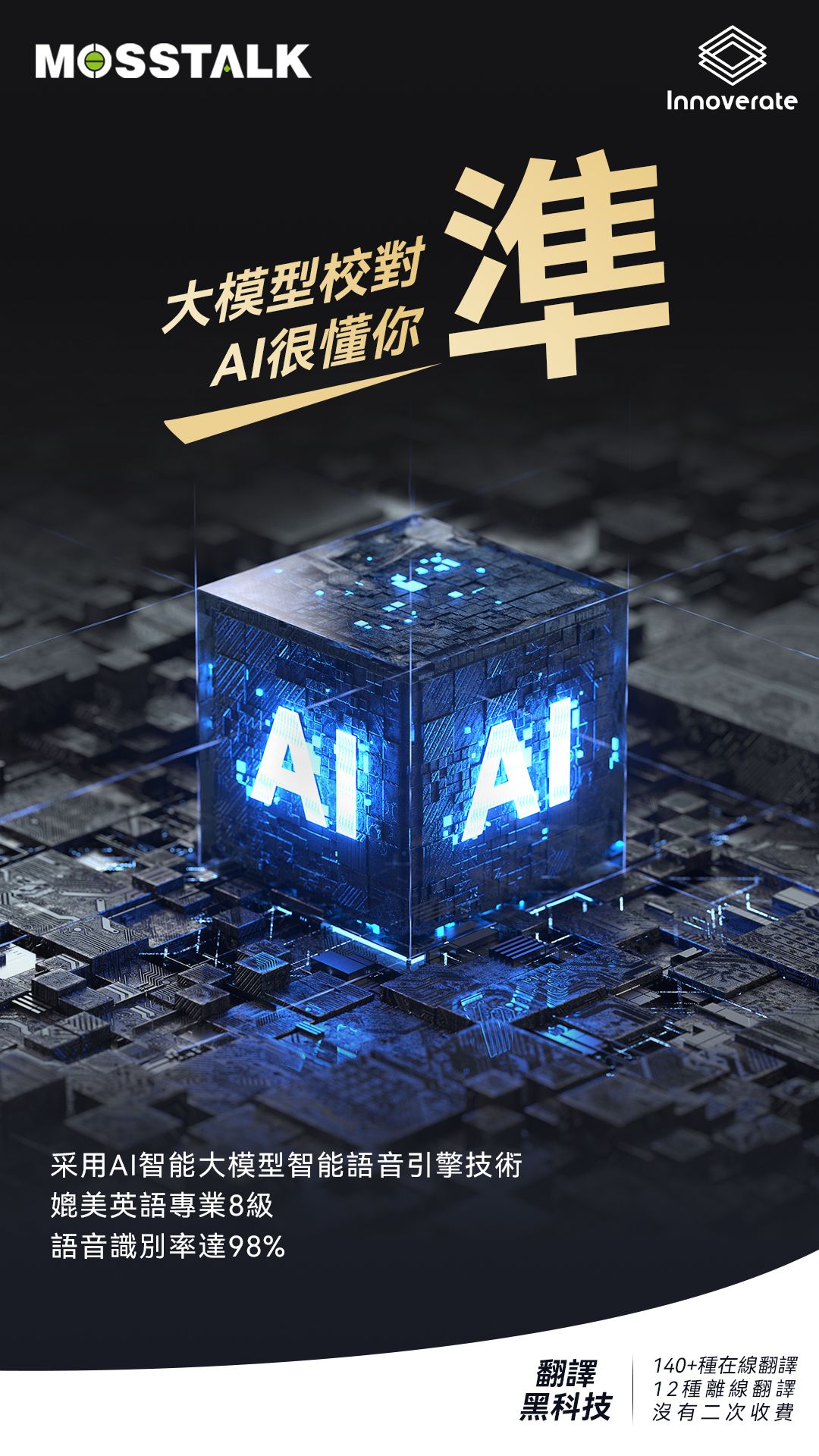 Mosstalk | Pro AI 智能翻譯機(XY-T02) | HKTVmall 香港最大網購平台