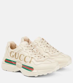 Gucci Rhyton leather sneakers