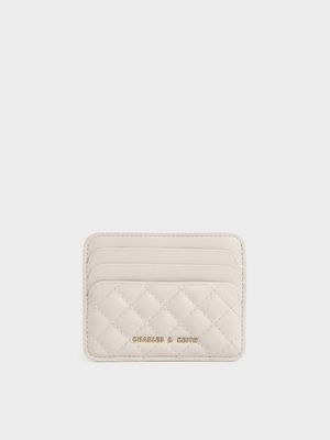 Charles & Keith - Cleo 菱格票卡夾