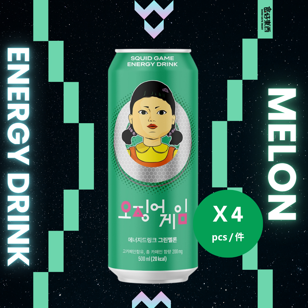 [韓國直送] NETFLIX x 魷魚遊戲 能量飲品 - 蜜瓜味 x 4