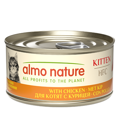 HFC Cat Canned - Chicken  for Kitten 70g [新舊包裝隨機發貨]