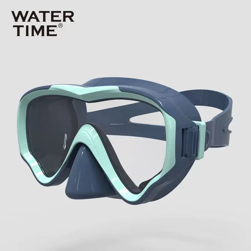 WaterTime 兒童潛水面罩浮潛麵鏡浮潛三寶可呼啜游泳眼鏡潛水裝備