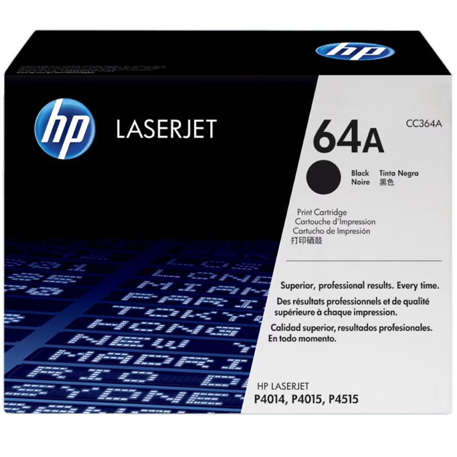 64A Black Original LaserJet Toner Cartridge, CC364A Parallel import