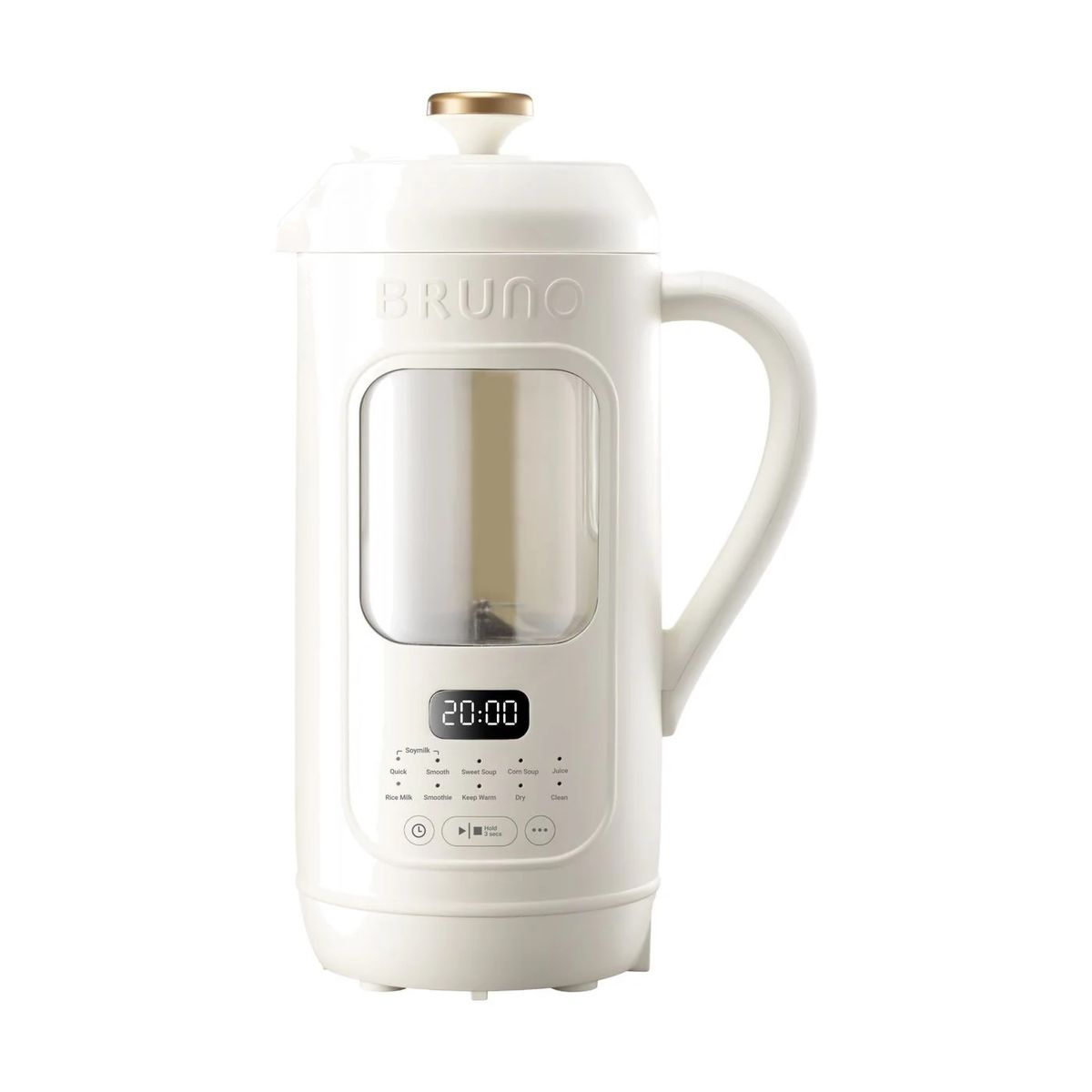 高速破壁玻璃豆漿機 1L - 米白色