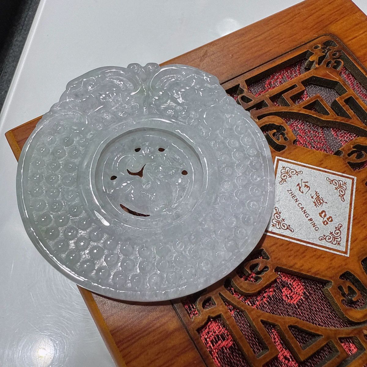 a 71緬甸翡翠時來運轉隨機發貨配繩