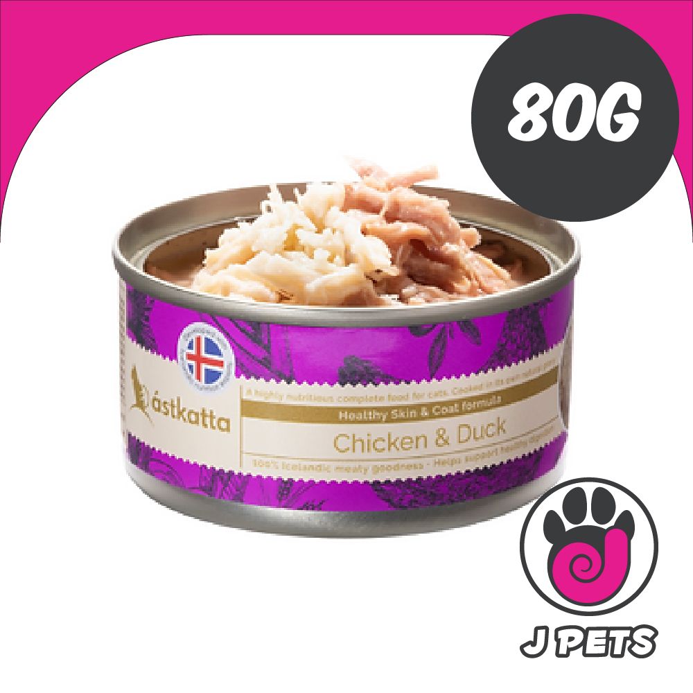 Astkatta Chicken & Duck for Cats (80g)
