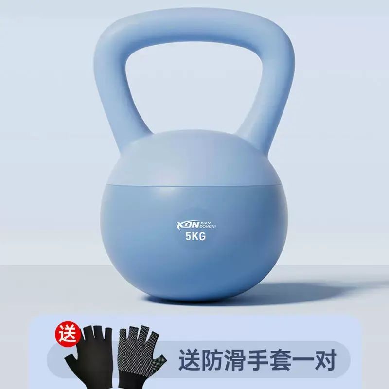 T2L壶铃男士健身家用器材软体10kg健身球提壶哑铃甩壹铃瘦肚子铃