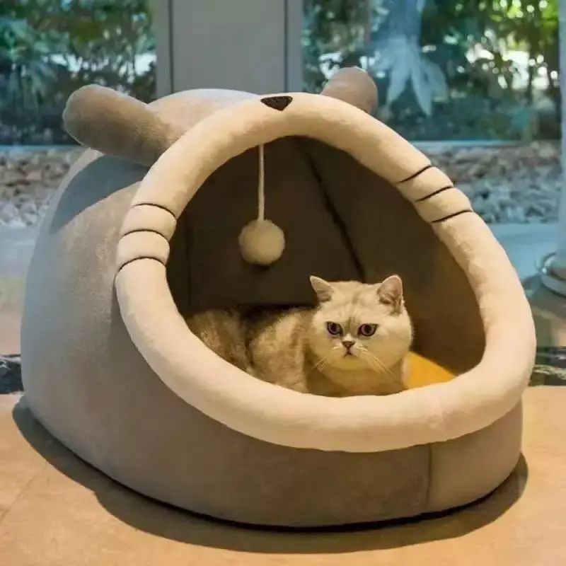 四季通用半闭式包裹可爱猫窝网红猫窝狗窝冬季保暖狗窝宠物窝