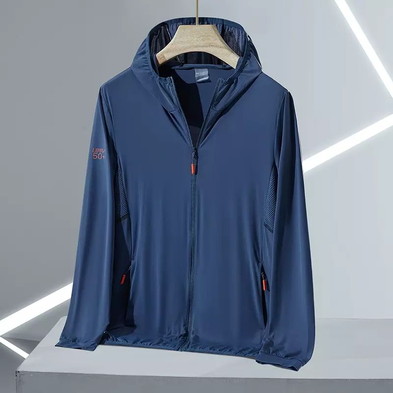 情侣款夏季锦纶冰丝防晒衣服男女款户外运动休闲旅行速干防晒外套