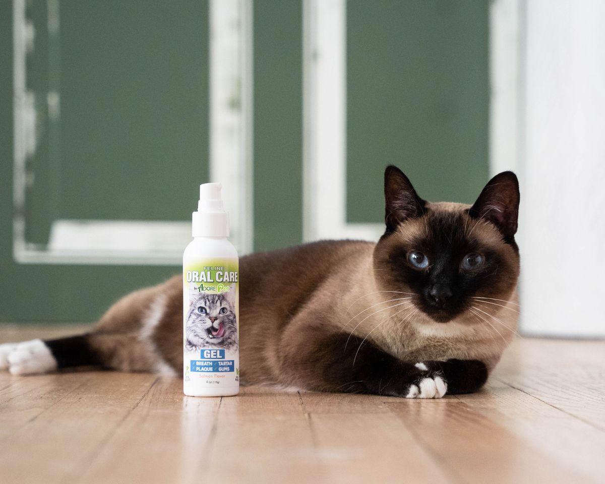 ADORE Pet | For Cat Oral Care Gel Salmon 118g Remove bad breath Prevent ...
