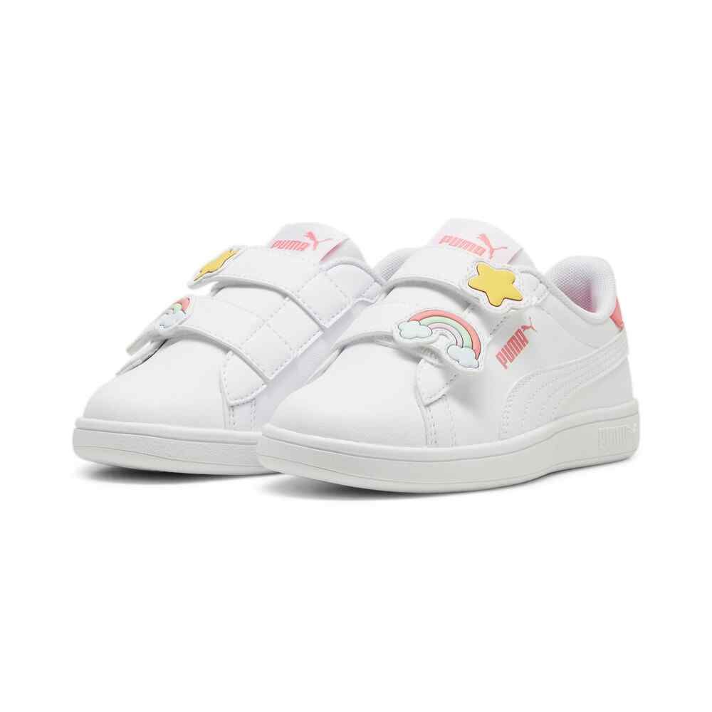PUMA Smash 3.0 Badges 兒童運動鞋 休閒鞋 波鞋  (4-8歲)