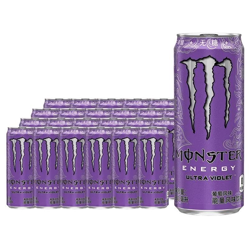 330ml*24  紫魔爪維生素水果能量風味罐裝運動飲料