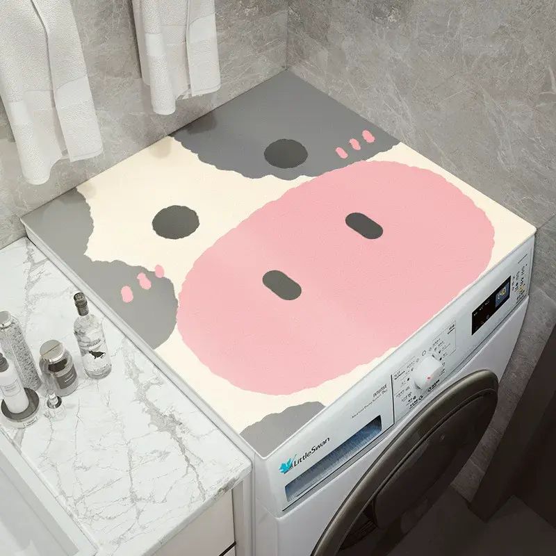 Cartoon table mat leather desk mat waterproof