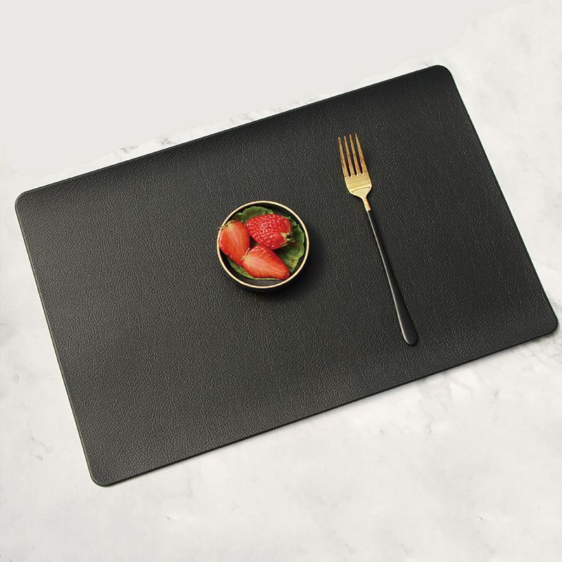S33 (black)Leather placemats, non-slip insulation mats, table mats, western placemats, coasters