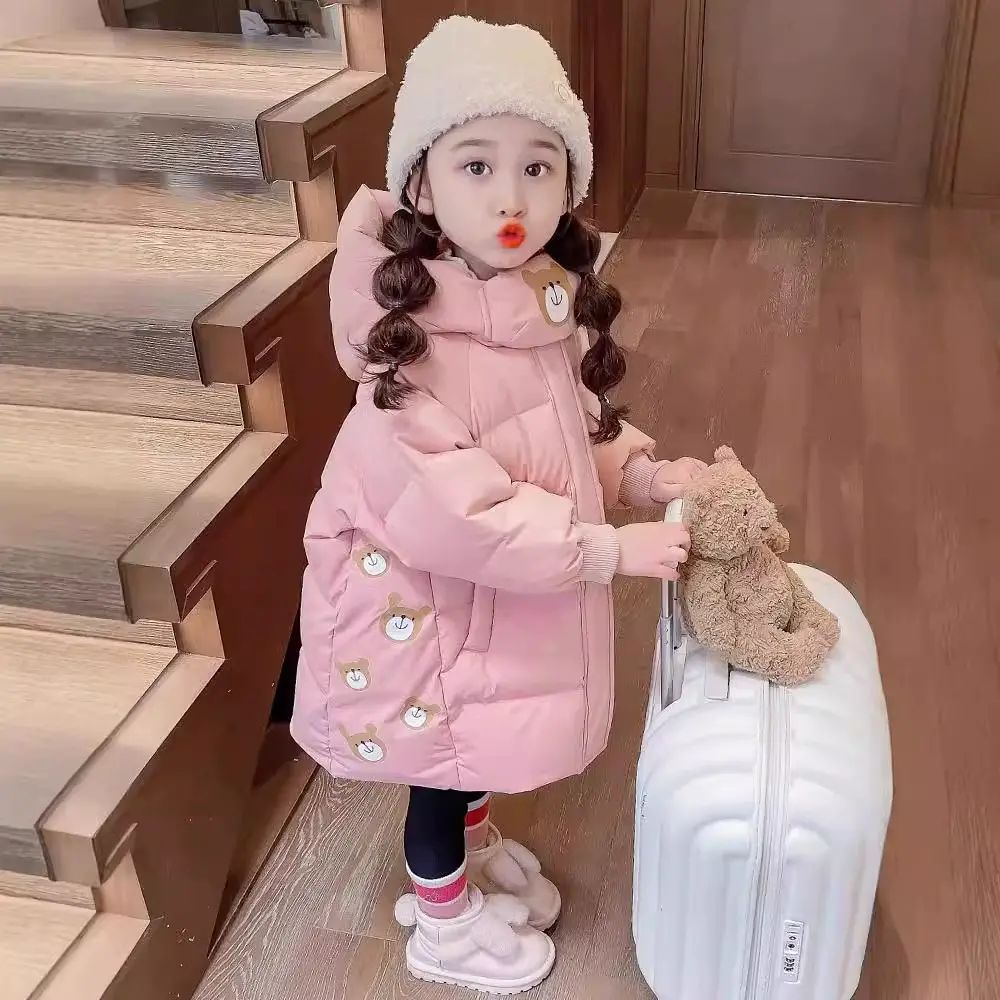 女童冬裝棉服2025新款兒童冬季韓版棉衣女寶寶洋氣秋冬款棉襖