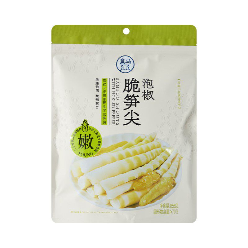 盒馬泡椒脆筍尖858g追劇下午茶零食平行進口