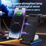 H28 15W 5合1摺疊多功能無線充電器（黑色）
