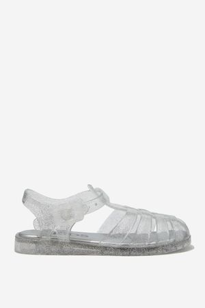 Cotton On Kids - Elsie Jelly Sandal - Silver glitter