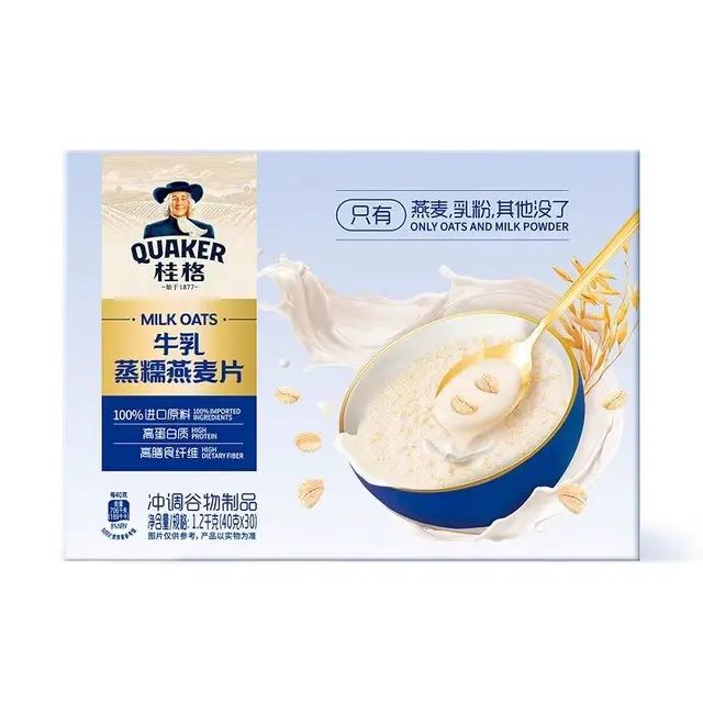 山姆会员商店正品 桂格牛乳蒸糯燕麦片1.2kg  山姆健康营养燕麦片