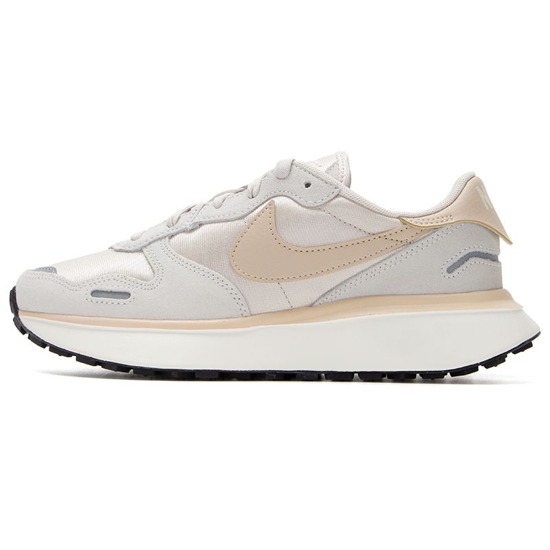 耐克W NIKE PHOENIX WAFFLE女休閒鞋FD2196-104-山峰白/帆白/淺土褐/黑/金屬銀 36.5
