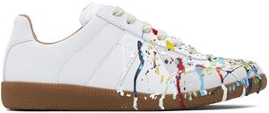 Maison Margiela 白色 Paint Replica 運動鞋