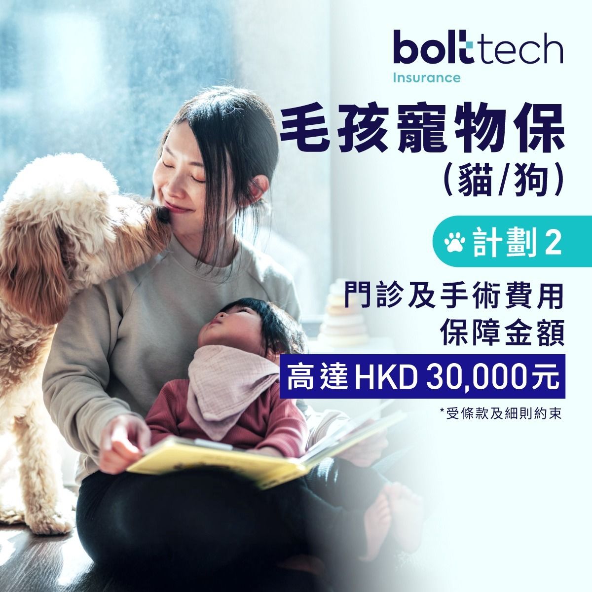 毛孩寵物保 (貓/狗) - 計劃 2