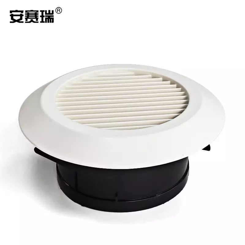 安赛瑞 新风排风口 ABS室内风口 百叶/圆形/管道出风口