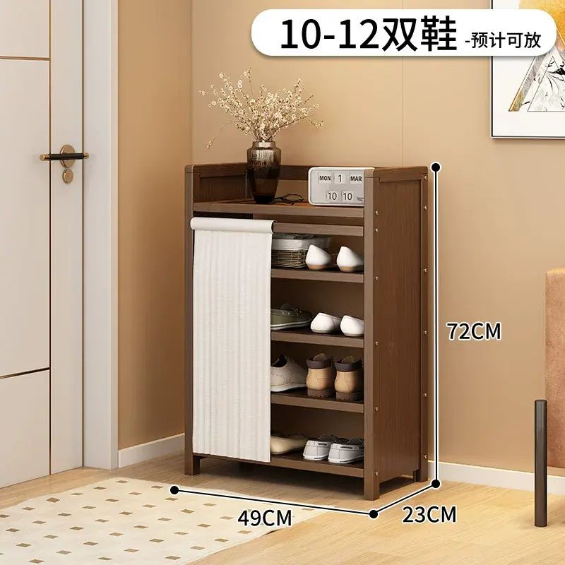 免安裝鞋架子多層家用簡易可摺疊鞋櫃門口一體櫃防塵出租房收納架