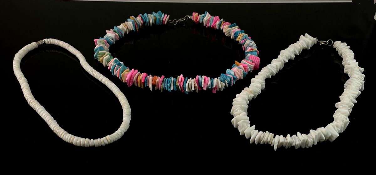 3 Shell Necklaces l Natural Shell Necklaces