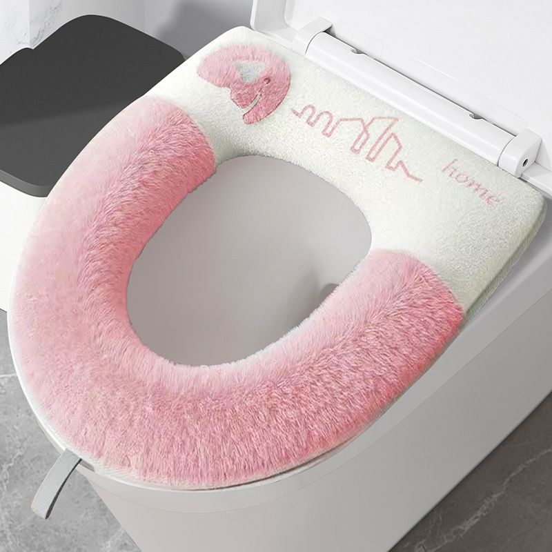 Four Seasons Universal Toilet Seat Cover Household Toilet Ring Cartoon Toilet Seat Ring Waterproof H