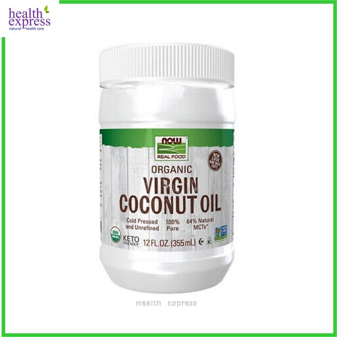 有機初榨椰子油 12 盎司 (355毫升) [香港行貨] 此日期前最佳:2029年01月31日