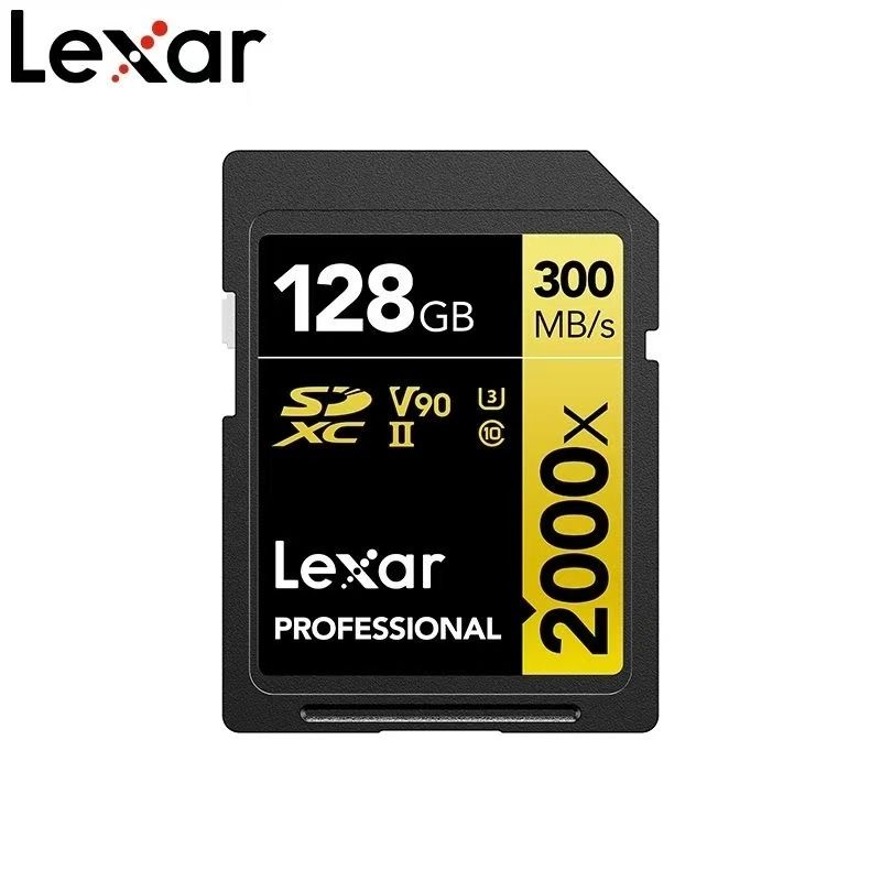 Lexar雷克沙2000X V90 300MB/s 128G 可拍4K視頻