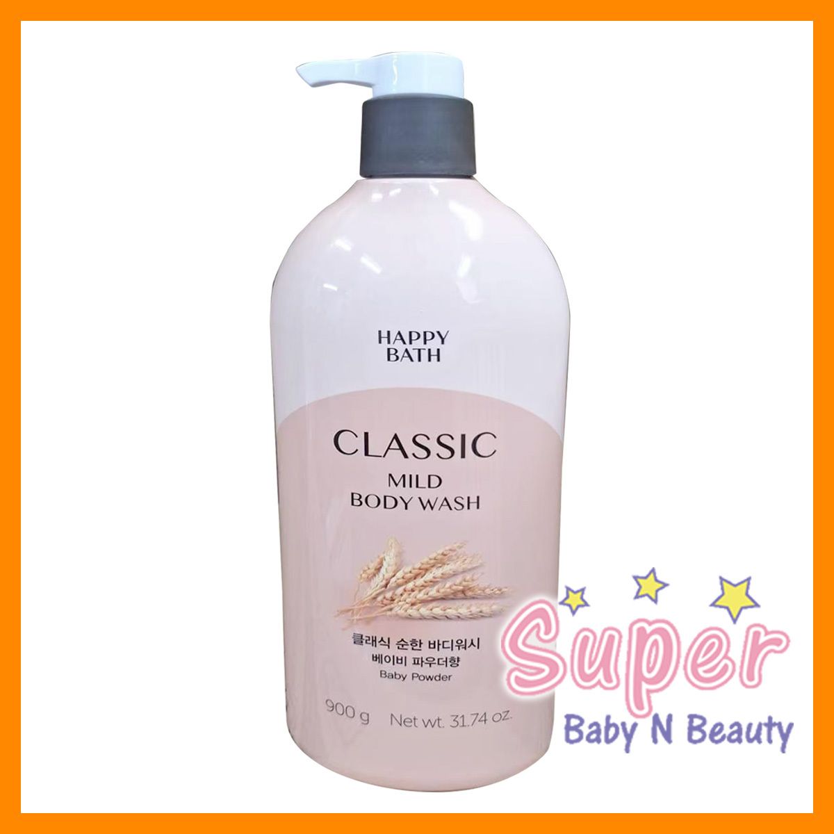No.450 Baby Powder Fragrance - Natural Moisturizing Cereal Shower Gel 900g - [Parallel Imported Good