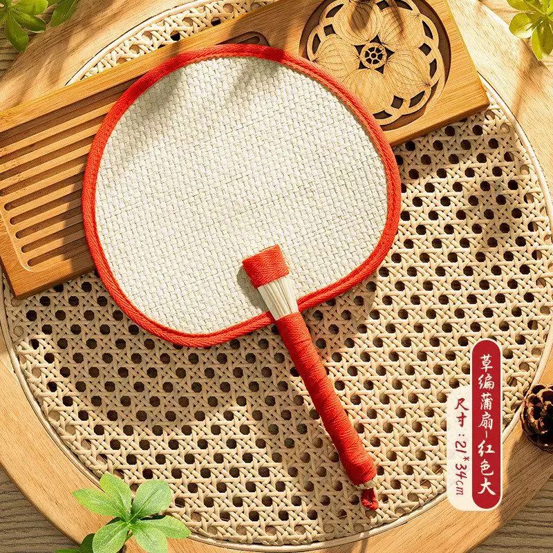 老式手摇大蒲扇夏天手工芭蕉扇新中式宝宝摇钱扇子手摇扇耐用葵扇