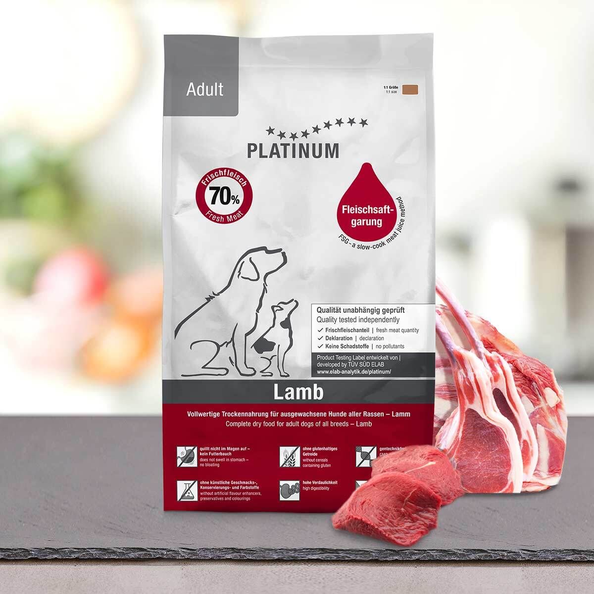 70% Fresh Lamb Meat+Rice for Adults 33lb (11lbx3packs)