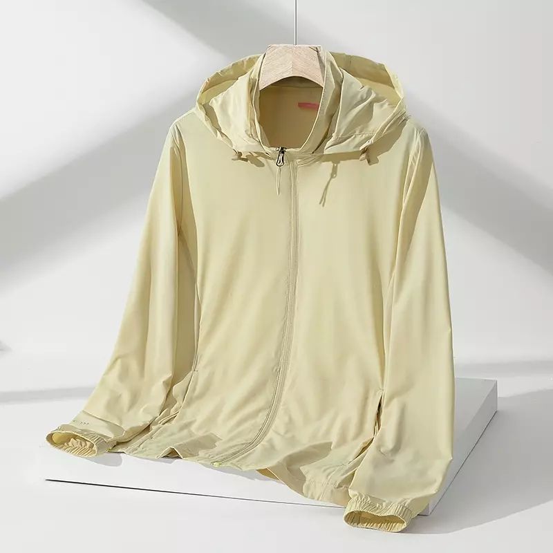 情侣款冰丝防晒衣夏季可脱卸帽户外防晒服男士速干透气单层薄外套