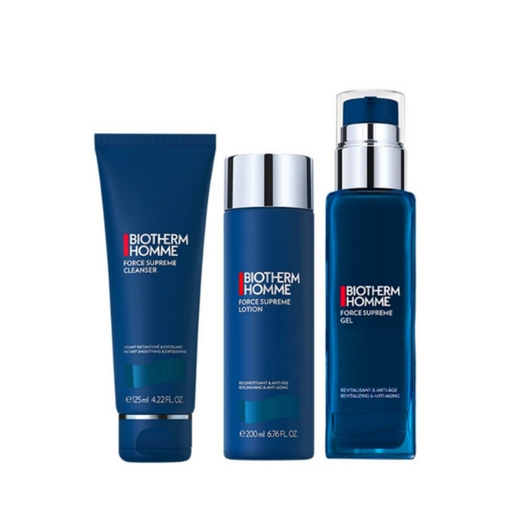 takeshi専用BIOTHERM HOMME フォース スプリーム 3 セット Biotherm - Homme Force Supreme Set: Cleanser + Lotion + Gel 125+