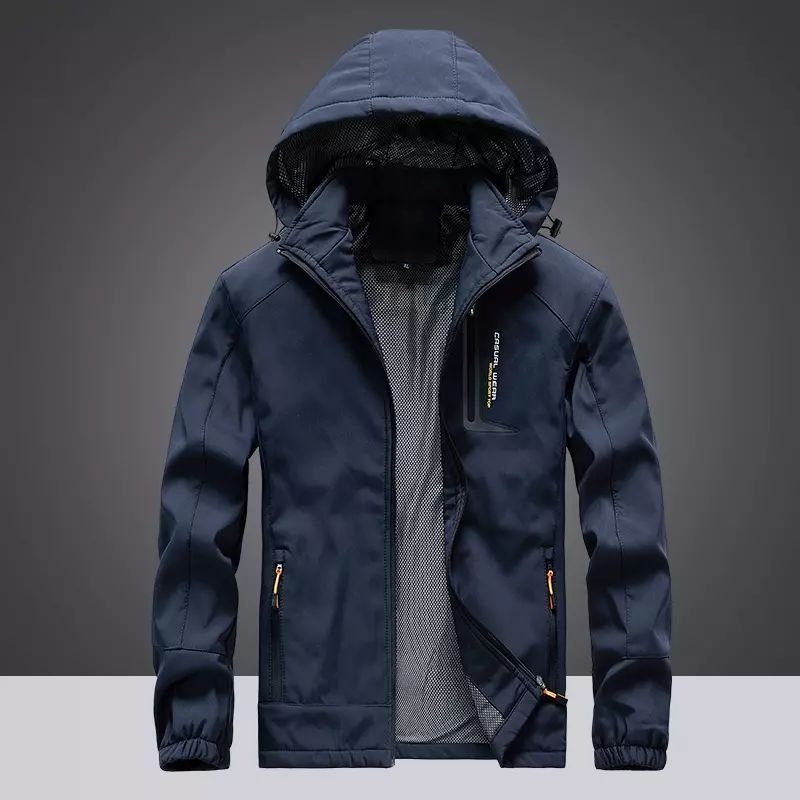 軟殼衝鋒衣男秋冬季戶外登山服防風防雨水運動裙男士健行運動服