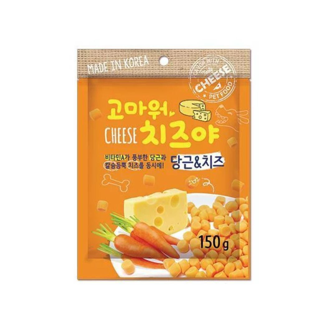 Korea carrot cart cheese bobo cat and dog snack 150g