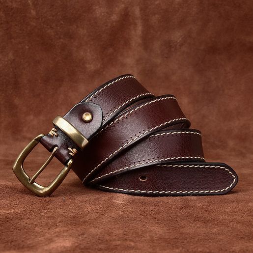 pure leather belt for men