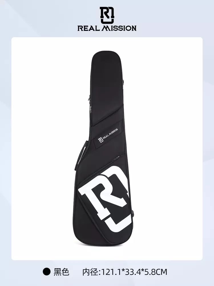 RealMission贝斯包防水抗压吉他背包双肩加厚电贝斯包专业吉他袋