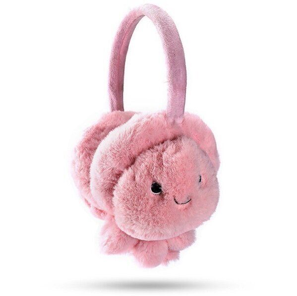 保暖防風毛絨耳罩(建議年齡3-12歲  DEZ21淺粉;水母款)