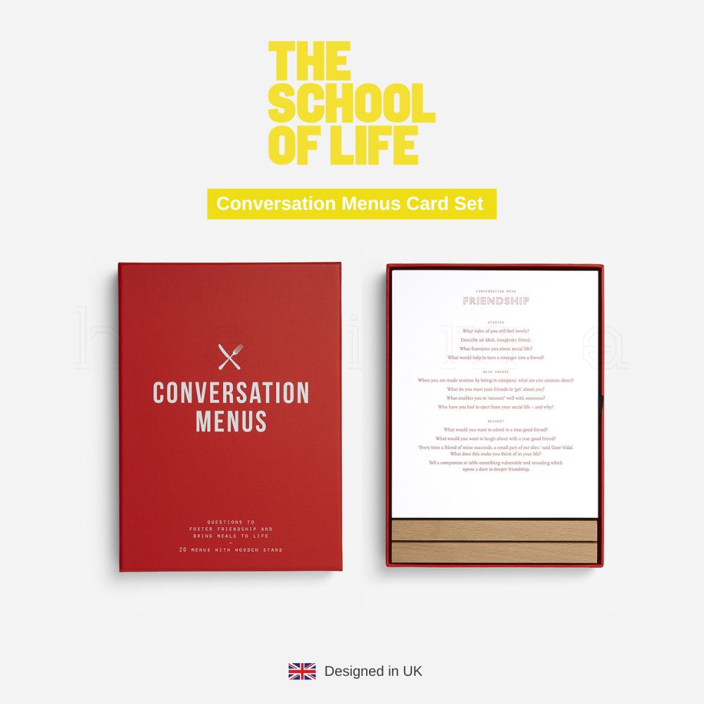 THE SCHOOL OF LIFE | Conversation Menus Card Set | 卡牌遊戲 | HKTVmall 香港最大網購平台