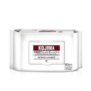 寵物濕紙巾 銀離子抗菌Ag+ 貓狗專用 清潔免洗 擦淚痕寵物厚型除菌濕紙巾貓狗通用 80片 